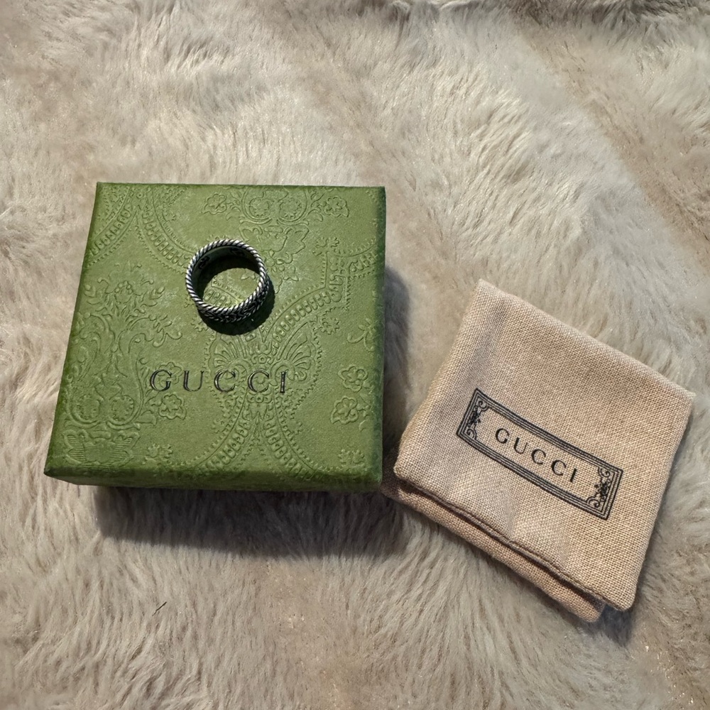 Gucci Silver Ring size‎ 14 - Picture 3 of 12